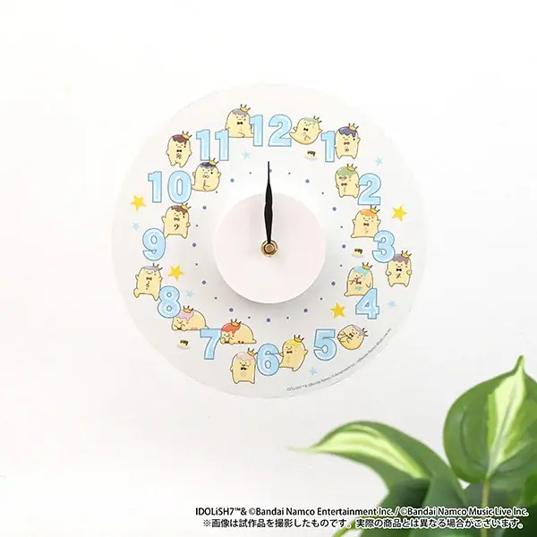 『アイドリッシュセブン』より、ウォールクロックが受注生産商品で登場！ 画像 2