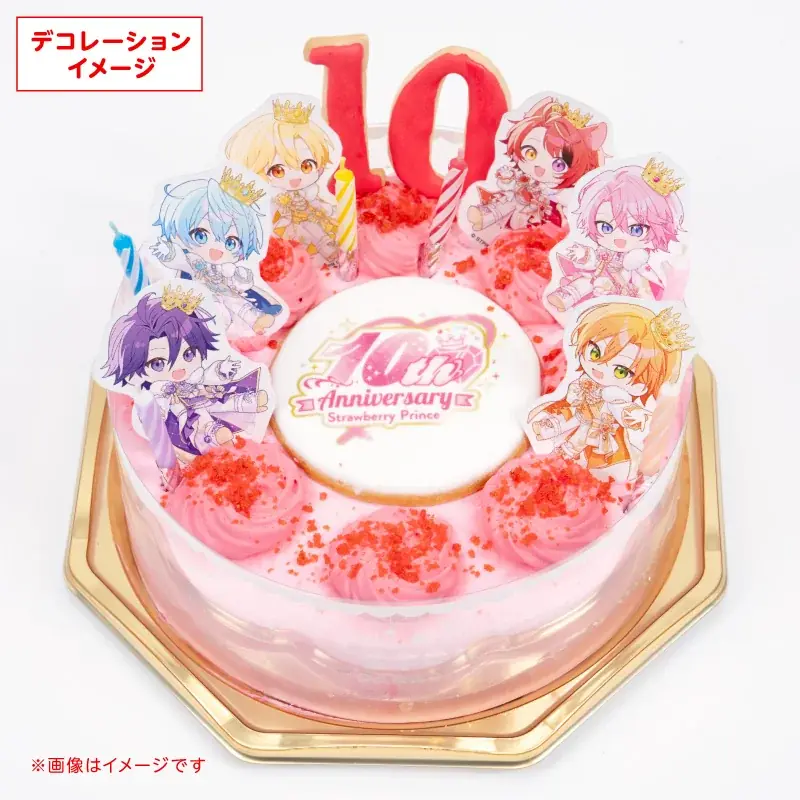 すとぷり結成10周年をケーキでお祝い！アニバーサリーケーキを数量限定で販売決定！ 画像 2