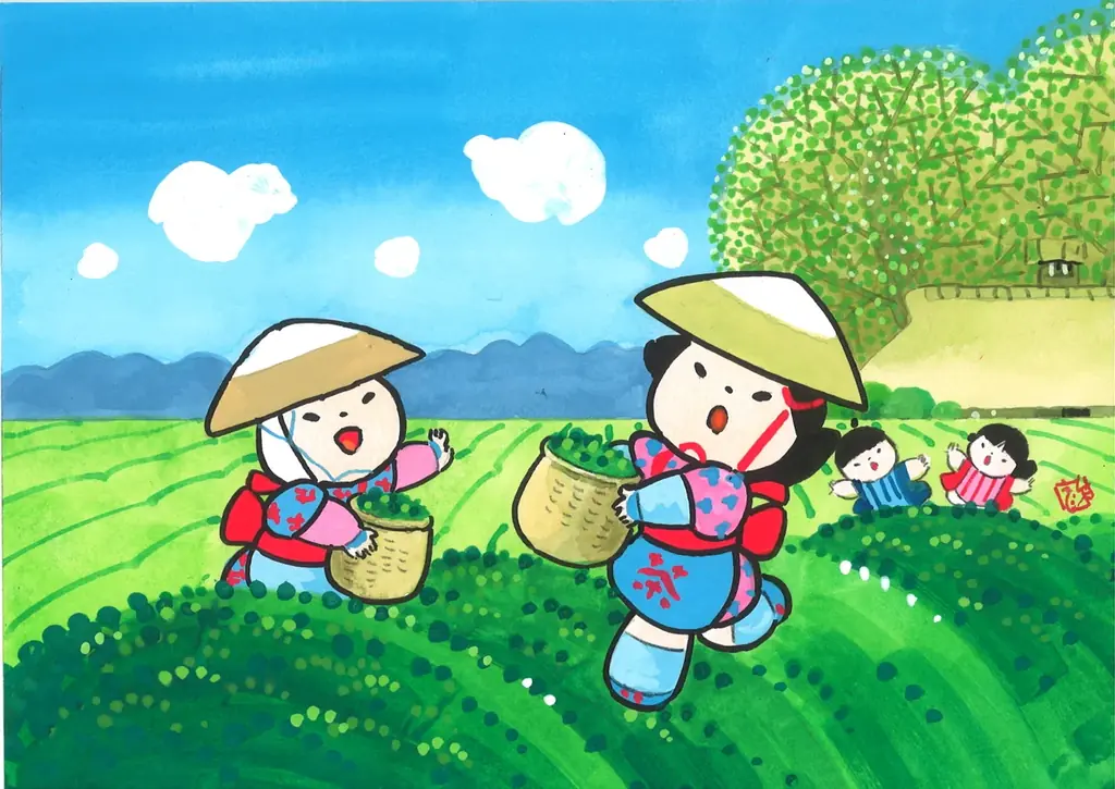 【埼玉県狭山市】2026年5月7日・8日限定開催！市庁舎で狭山新茶のおもてなし　童絵作家・池原昭治氏の狭山茶に関する風景の原画も展示 画像 3