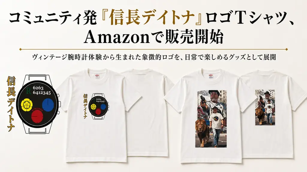 信長デイトナTシャツ発売