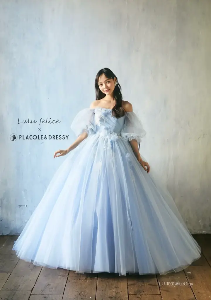 【DRESSY CAFE OSAKA】5月のディスプレイドレスは「Lulu felice × PLACOLE&DRESSY」のウェディングドレスを期間限定でお届けいたします。 画像 3