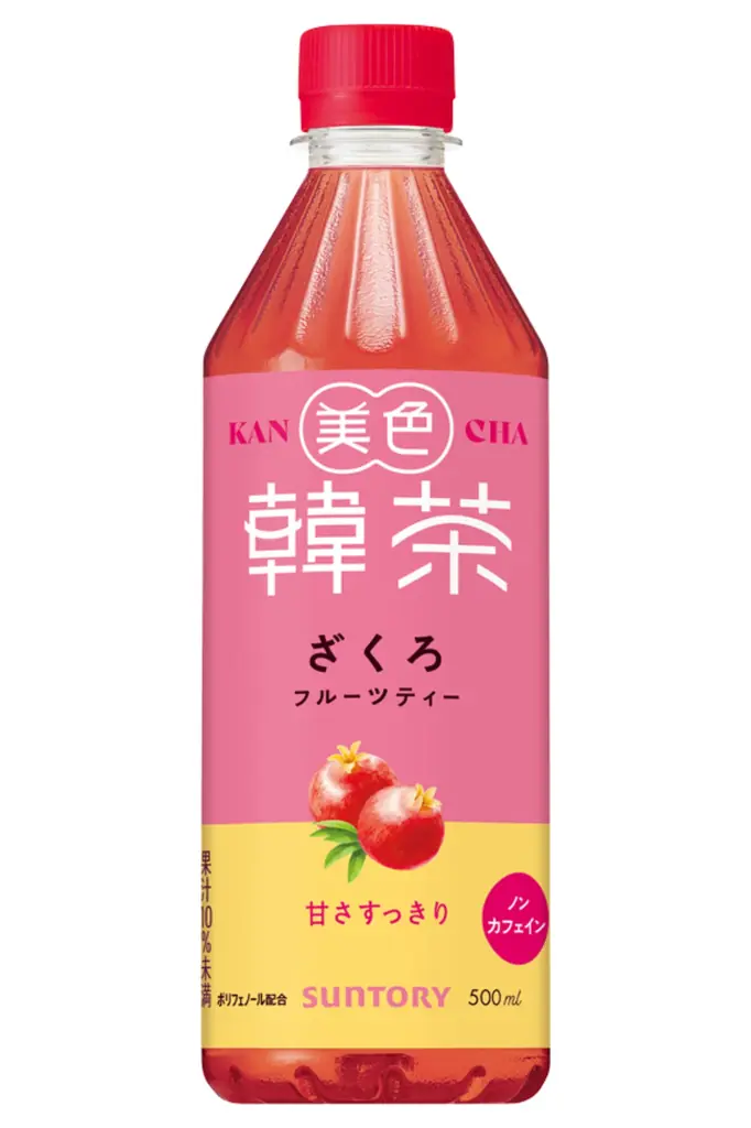 韓国のトレンドを取り入れたお茶「美色韓茶」がセブン-イレブン限定で登場！ノンカフェインの「ざくろフルーツティー」＆「あずきブレンドティー」が新発売 画像 2