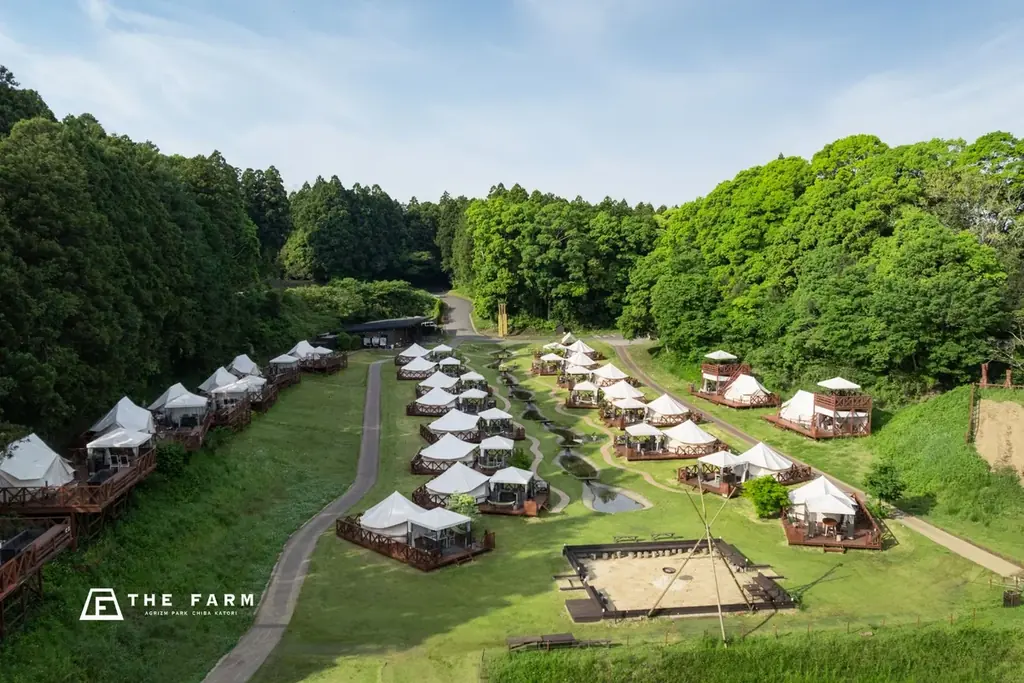泊まらない、初夏のグランピング旅。千葉・香取の農園リゾート THE FARM、夜まで過ごせる日帰りプランを期間限定で提供 画像 1