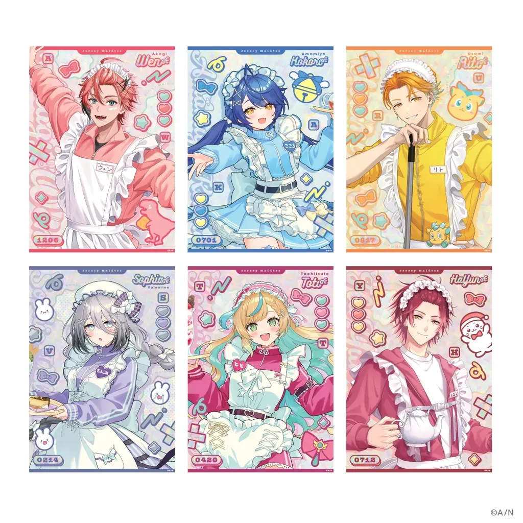 にじさんじから「Jersey Maidtes」グッズが登場！2026年5月8日(金)18時から販売開始！ 画像 11