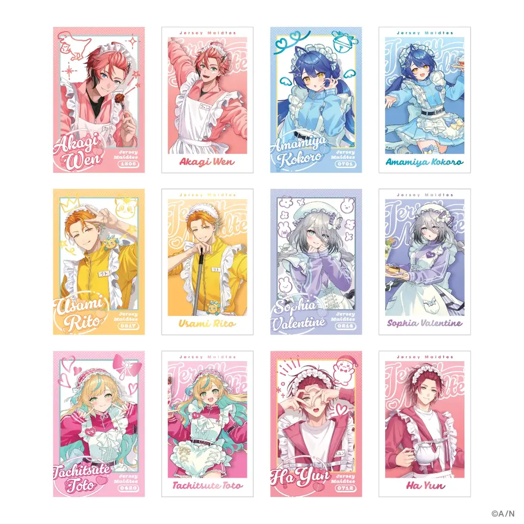 にじさんじから「Jersey Maidtes」グッズが登場！2026年5月8日(金)18時から販売開始！ 画像 4