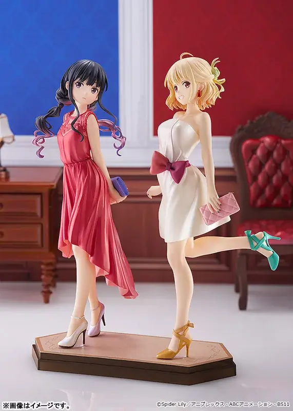 『リコリス・リコイル』より、「POP UP PARADE 錦木千束＆井ノ上たきな アフターパーリィ！Ver. L size」フィギュアが登場。あみあみにて予約受付中。 画像 3