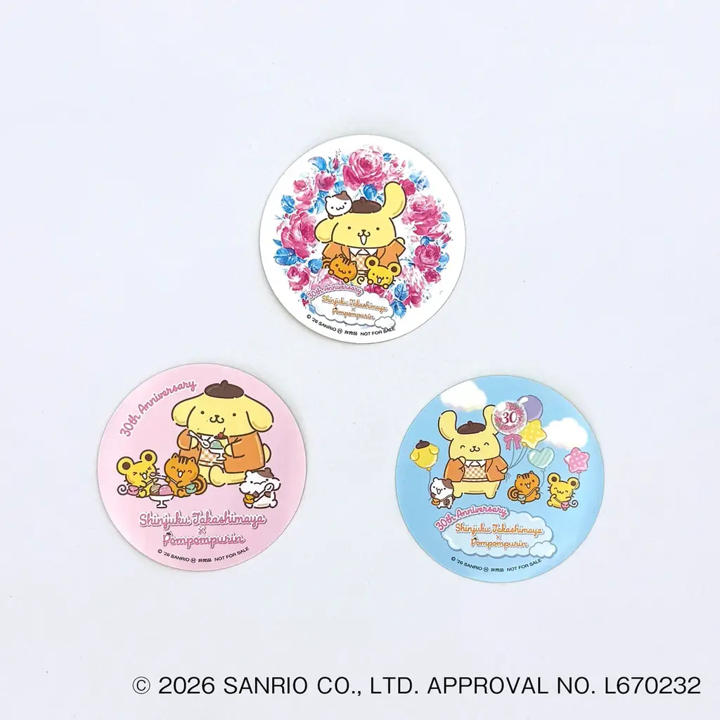 【新宿高島屋】新宿タカシマヤ タイムズスクエア×ポムポムプリン 30周年記念コラボレーション企画を実施 画像 7