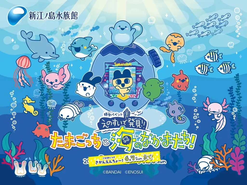 えのすいで発見 たまごっち展示が6/7まで延長