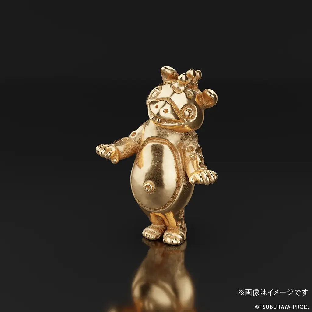 バラサバラサ！な「快獣ブースカ」18金製フィギュア。ブー冠や愛らしい表情まで約1cmで緻密に再現 画像 3