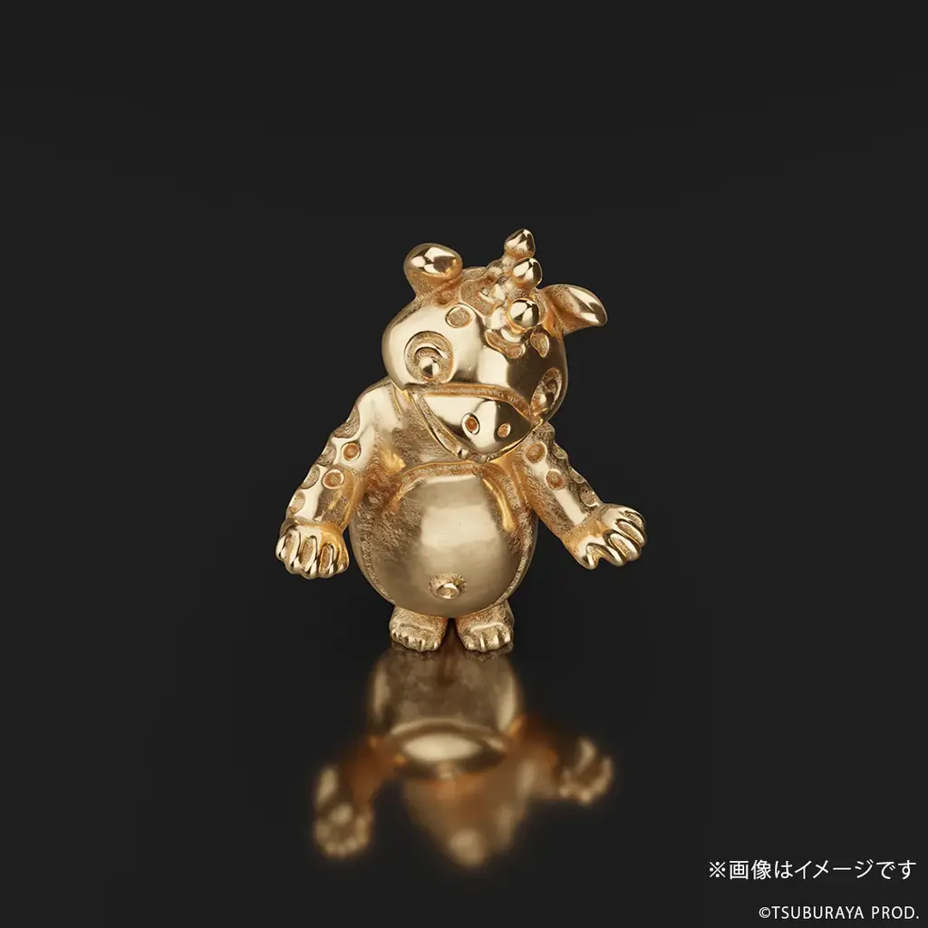 バラサバラサ！な「快獣ブースカ」18金製フィギュア。ブー冠や愛らしい表情まで約1cmで緻密に再現 画像 8