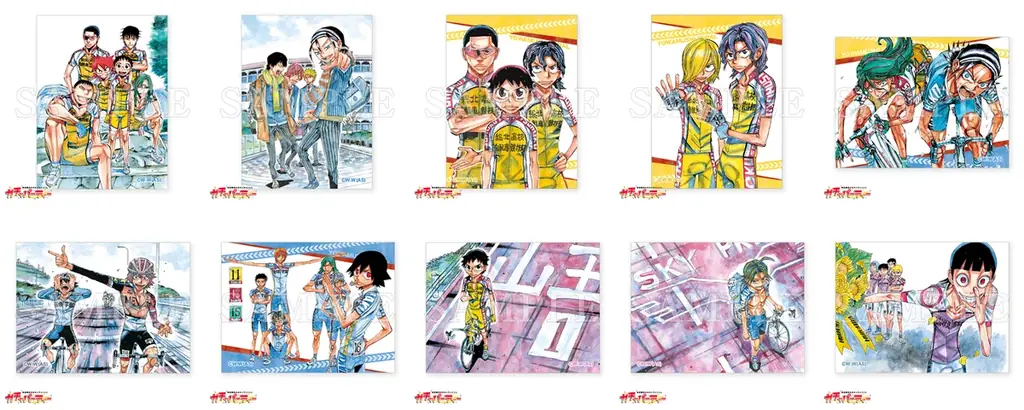 「単行本100巻発売記念！『弱虫ペダル』ガチャ3rd」秋田書店公式オンラインくじ【ガチャパーティー】に登場！５月８日（金）より販売開始!! 画像 8