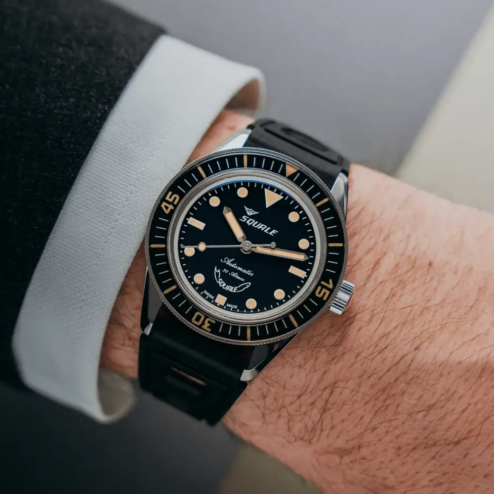伝説のダイバーズウォッチブランド「SQUALE(スクワーレ)」 – 新作腕時計 – 画像 3