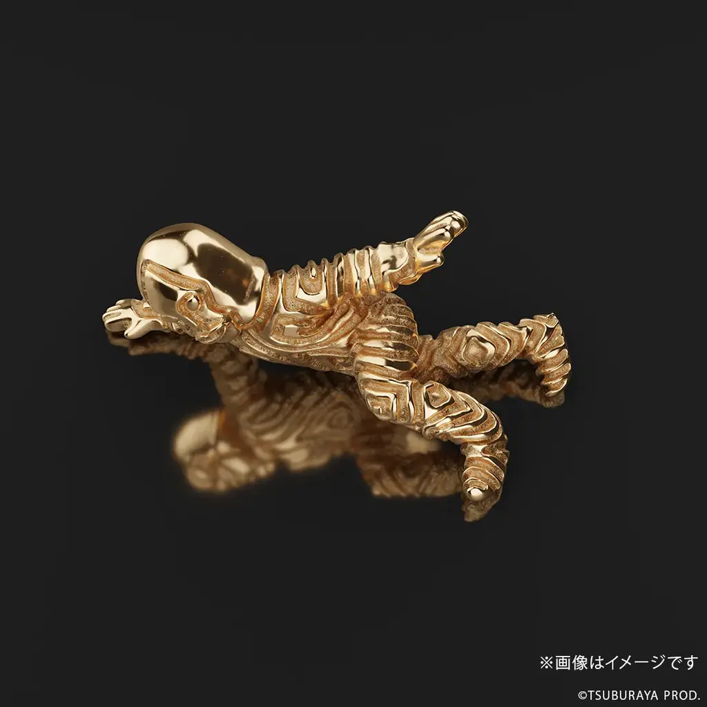 コードネームにちなみ世界限定271体！「三面怪人ダダ」18金製ミニフィギュア。横たわる姿を約1cmで緻密に再現（ミクロ化器は未使用） 画像 8