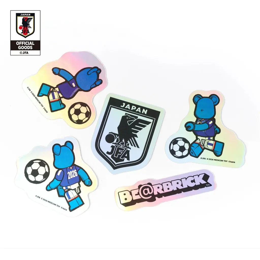 BE@RBRICK「サッカー日本代表Ver.」100％ ＆ 400％発売決定！ 1000％クッションなど全13種、6月5日(金)より順次販売開始 画像 5