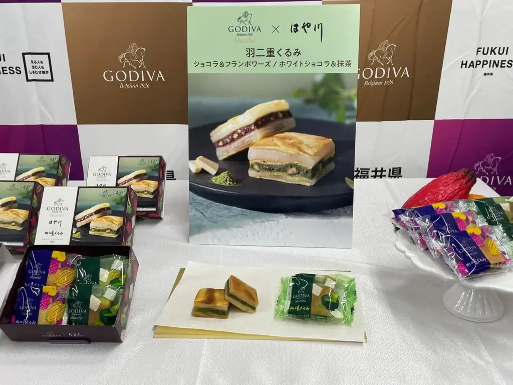 ゴディバ×福井はや川「羽二重くるみ」コラボ商品が全国展開！ チョコレートブランドと老舗銘菓、創業100年のコラボレーション 画像 4