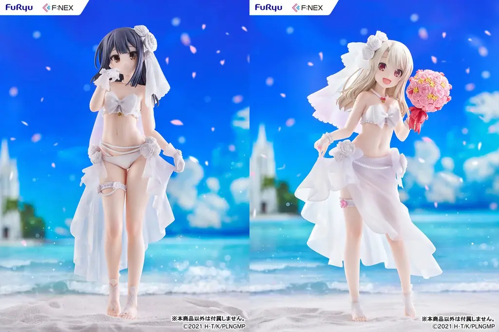 『劇場版「Fate/kaleid liner プリズマ☆イリヤ Licht 名前の無い少女」』より、「イリヤ」「美遊・エーデルフェルト」がウエディング水着ver.で立体化。 画像 2