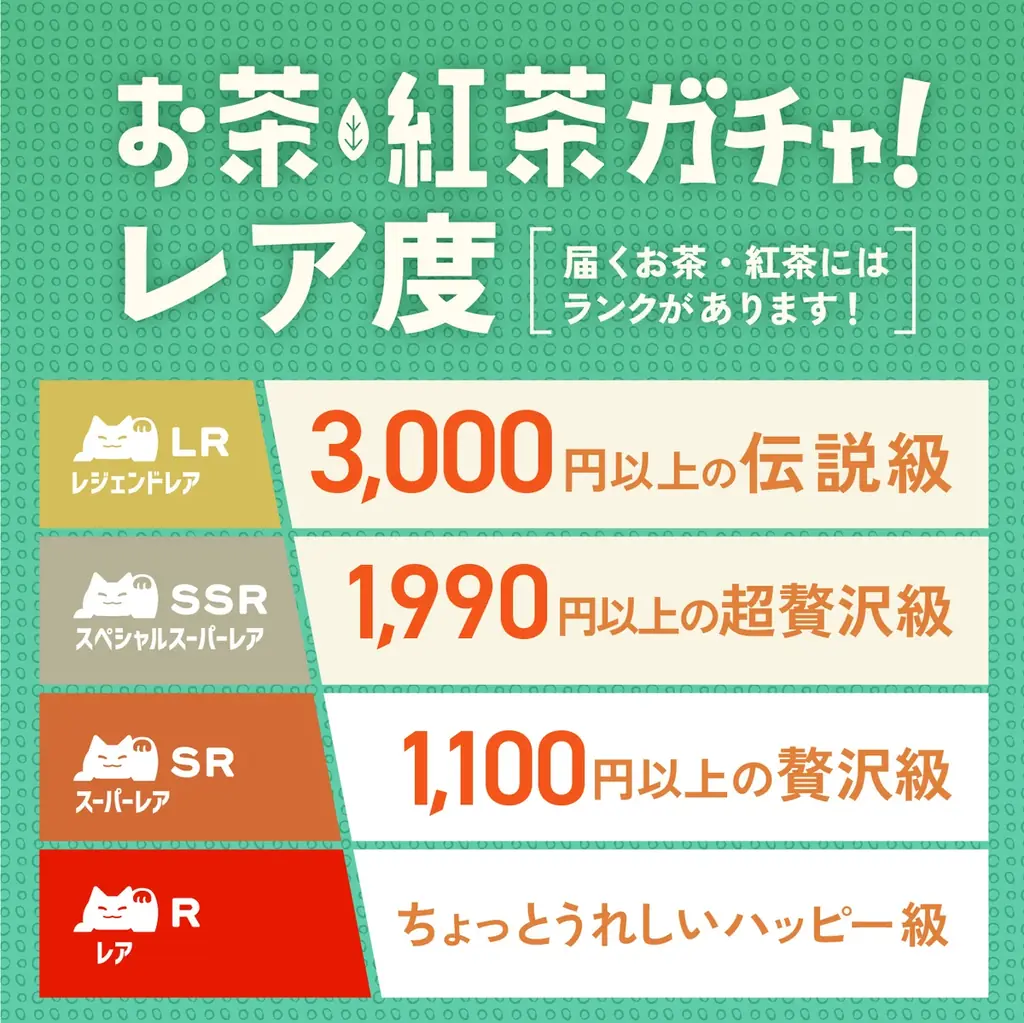 累計55万回の人気サービス「酒ガチャ」から「お茶・紅茶ガチャ」を販売開始 画像 8