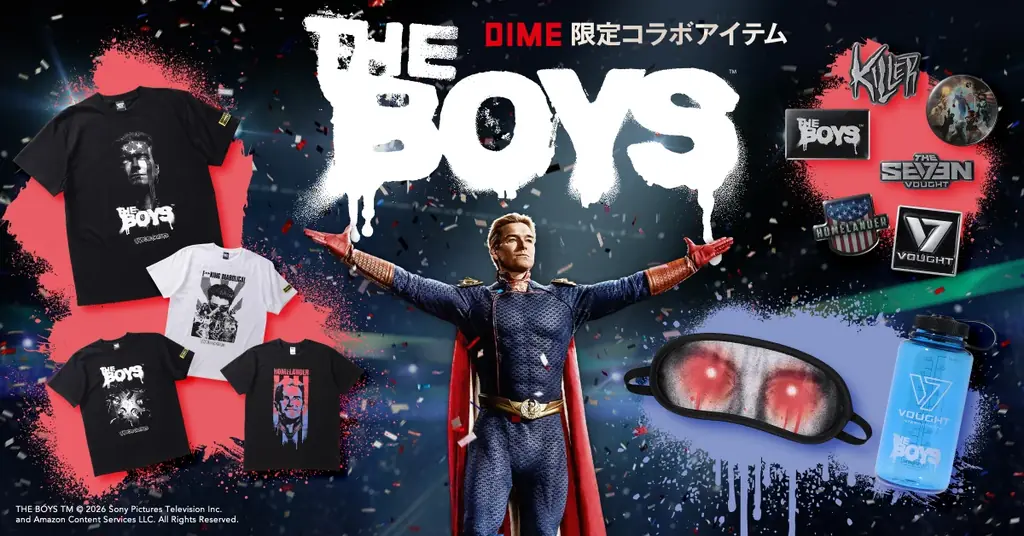 『ザ・ボーイズ』×DIME：全8アイテムが限定発売