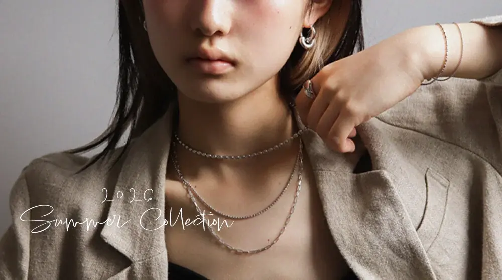 cui-cui新作サマーコレクション｜軽やかなシルバージュエリー