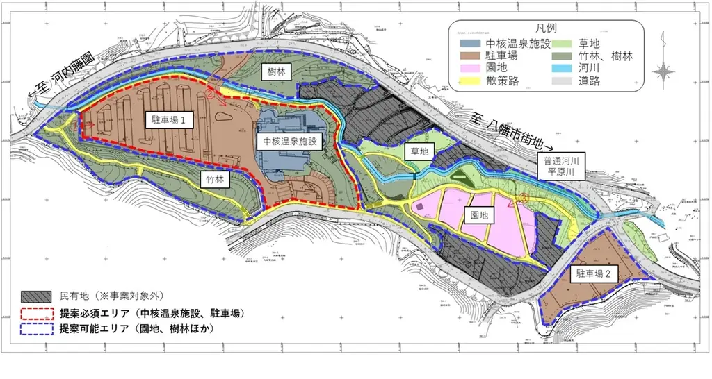 【北九州市】「北九州の奥座敷・河内」が舞台！国定公園内の広大な敷地と3,000㎡の施設を、レクリエーションの拠点として再生する事業者を募集します。 画像 6