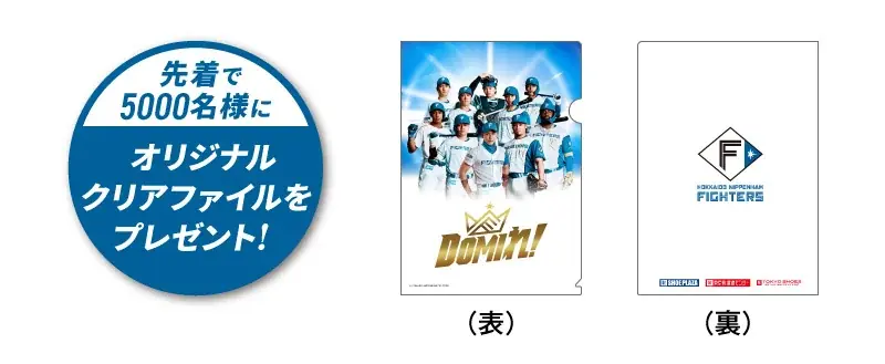 【チヨダ】北海道日本ハムファイターズ全力応援キャンペーン！観戦チケット、レプリカユニフォームが、抽選で合計400名様に当たるプレゼントキャンペーンを５月11日より北海道地区限定で開催。 画像 3