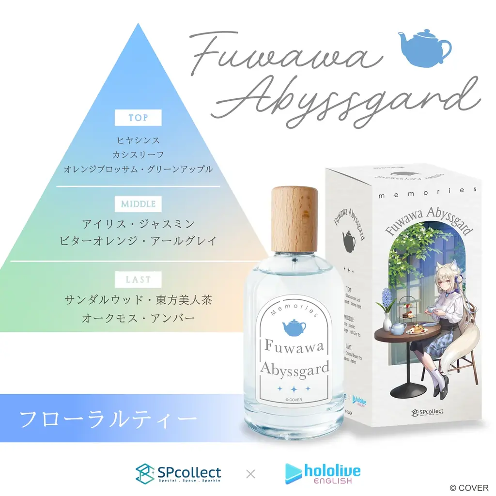 IP mixer、ホロライブEnglish所属VTuberとのコラボレーションフレグランスミストシリーズ「MEMORIES」、好評につき第二弾発売を決定！ 画像 2