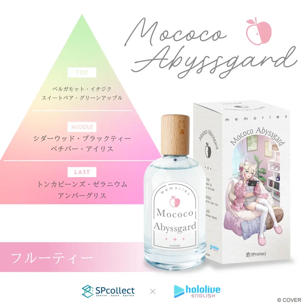 IP mixer、ホロライブEnglish所属VTuberとのコラボレーションフレグランスミストシリーズ「MEMORIES」、好評につき第二弾発売を決定！ 画像 3