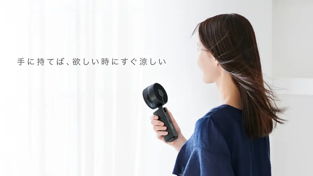 【株式会社CIO】新製品｜充電中でも使える。外でもデスクでも頼れる「CIO Handy Fan」プロジェクトが応援購入サービ『Makuake』にてスタート 画像 2