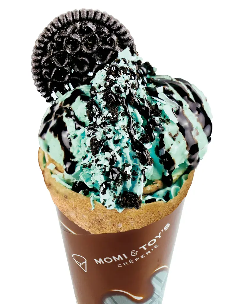 とろけるクレープの MOMI&TOY’S は、ミント派もチョコミント派も大満足の、ミントの魅力を詰め込んだクレープ３種とフロート２種を期間限定で販売します 画像 4