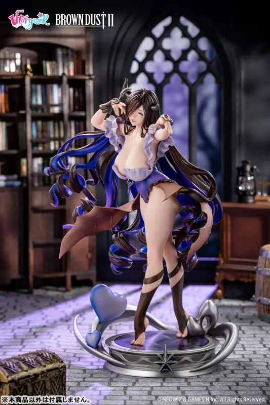 スマホアプリ『ブラウンダスト2』より、人気キャラクター、空間の魔女「エクリプス」がフィギュアで登場。 画像 2