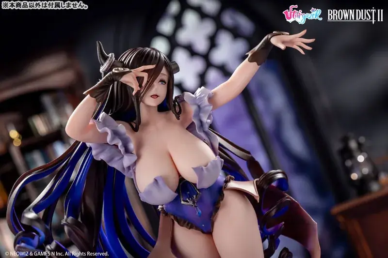 スマホアプリ『ブラウンダスト2』より、人気キャラクター、空間の魔女「エクリプス」がフィギュアで登場。 画像 7