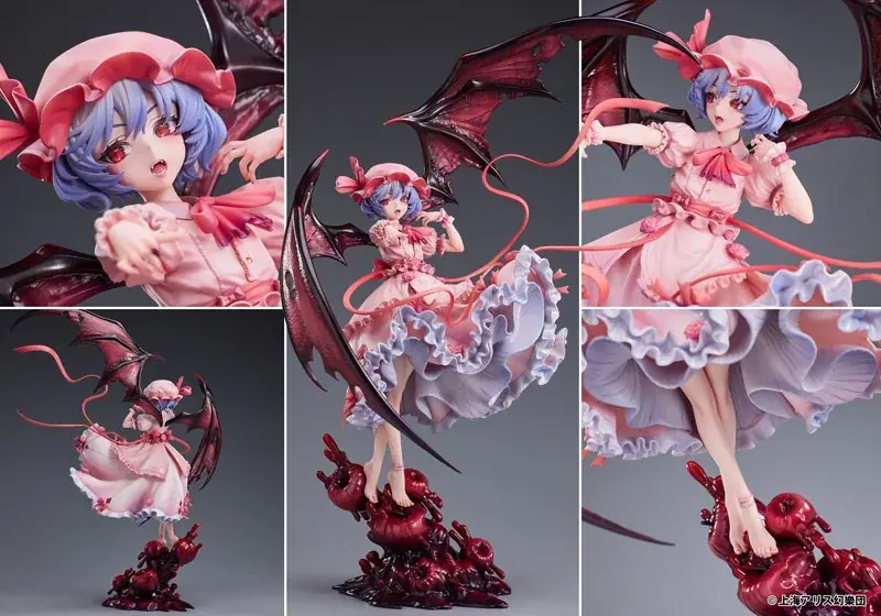『東方Project』より、「レミリア・スカーレット」がフィギュアで登場。あみあみ限定特典付きでご案内中。 画像 2