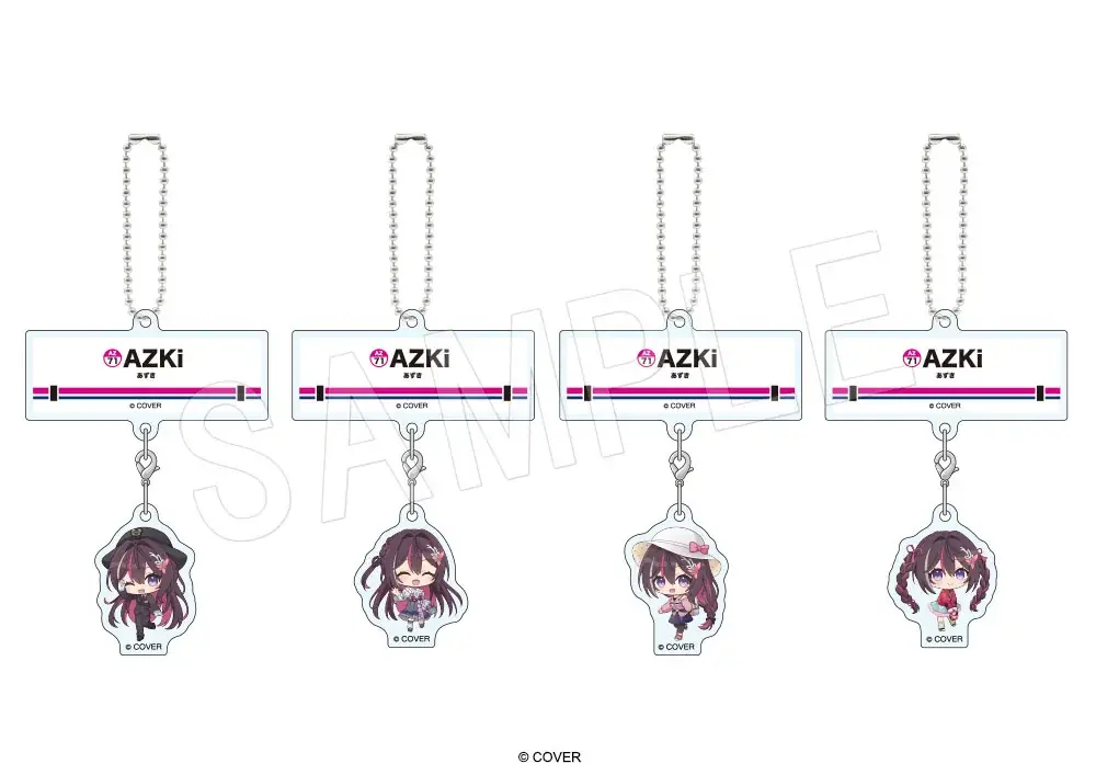 「ホロライブ」所属タレント「ＡＺＫｉ」と京王電鉄のコラボレーションが開催決定！新規描き下ろしイラストを使用したコラボグッズが多数登場！ 画像 8