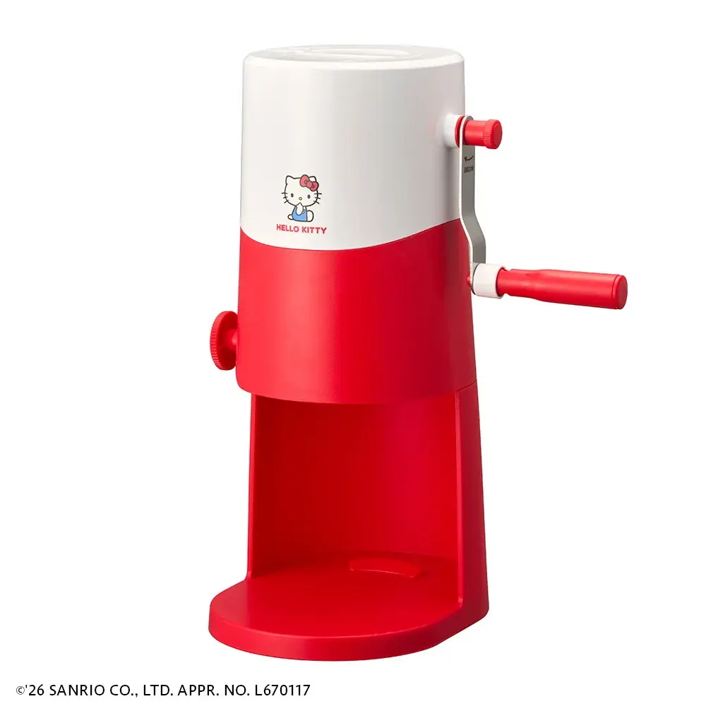ポップなハローキティと一緒にかき氷で暑さ対策！発売10周年・累計販売台数150万台突破の「とろ雪かき氷器」シリーズにハローキティデザインが登場 画像 7
