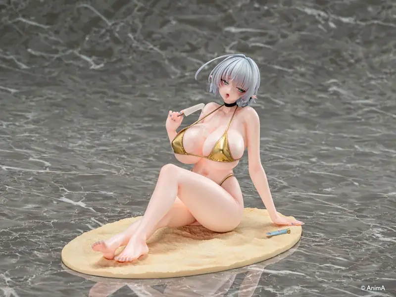 人気イラストレーター・AnimA氏による描き下ろしイラスト「ナオフィリア ビキニver.」がフィギュアで登場。 画像 12