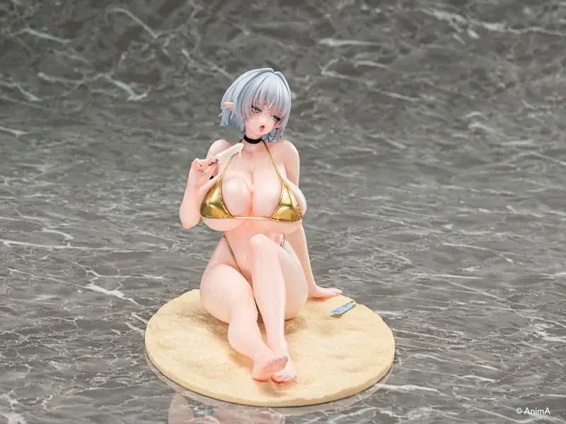 人気イラストレーター・AnimA氏による描き下ろしイラスト「ナオフィリア ビキニver.」がフィギュアで登場。 画像 13