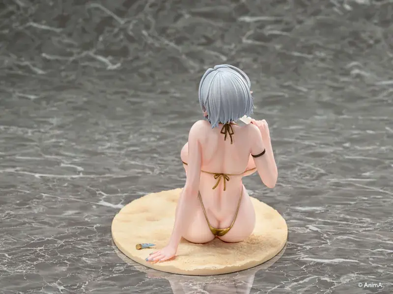 人気イラストレーター・AnimA氏による描き下ろしイラスト「ナオフィリア ビキニver.」がフィギュアで登場。 画像 15