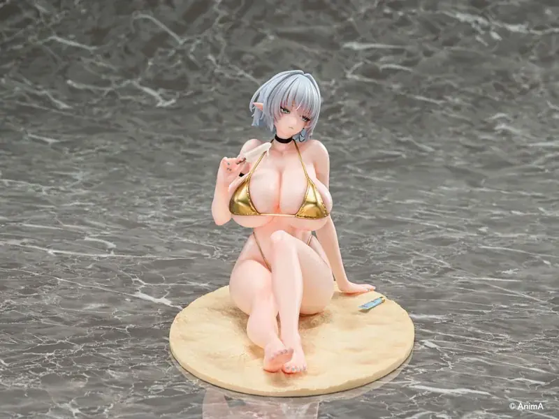 人気イラストレーター・AnimA氏による描き下ろしイラスト「ナオフィリア ビキニver.」がフィギュアで登場。 画像 7