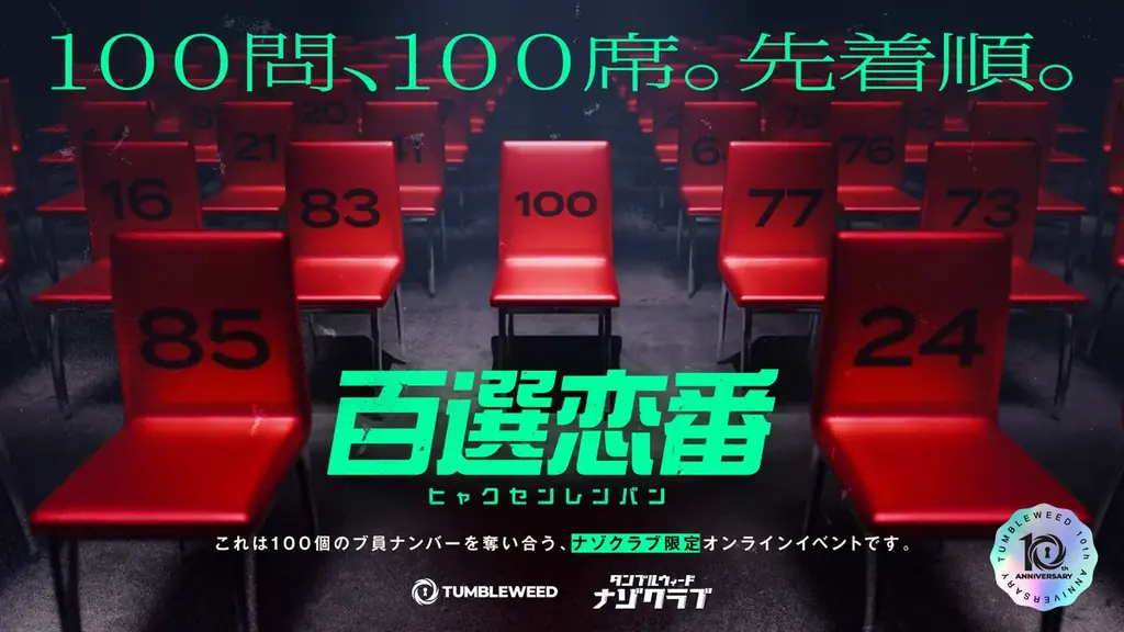 25万人が遊んだ体験型ナゾトキブランド タンブルウィード、10周年プロジェクト始動 画像 6