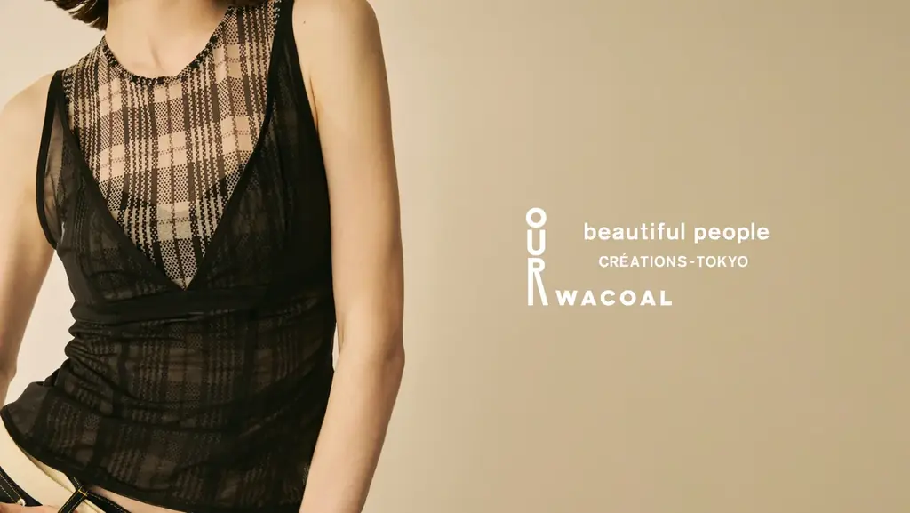 OUR WACOAL×beautiful people、5月29日発売 構造を見せるカップインウェア