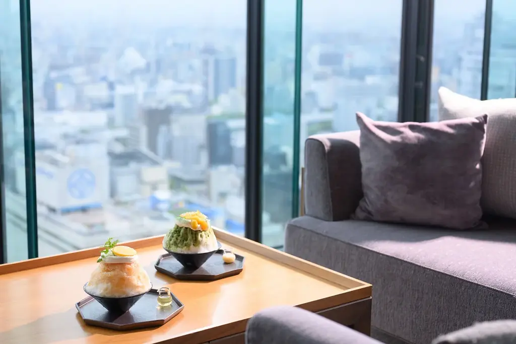 天空の茶室で味わう、和と洋のかき氷。宇治抹茶と「TWG Tea」の紅茶が織りなす、夏の贅沢なひととき／ザ ロイヤルパークホテル アイコニック 名古屋 画像 2