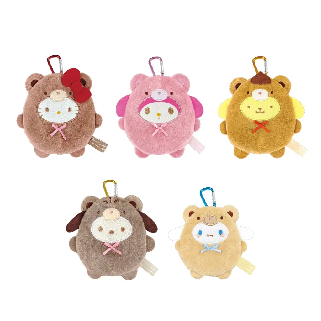 『サンリオキャラクターズ』ラテクマデザインのカプセルトイが登場！ カラビナ付きの「もこもこラテクママスコットポーチ」を５月15日（金）より「かぷえぼ」限定で展開開始 画像 3