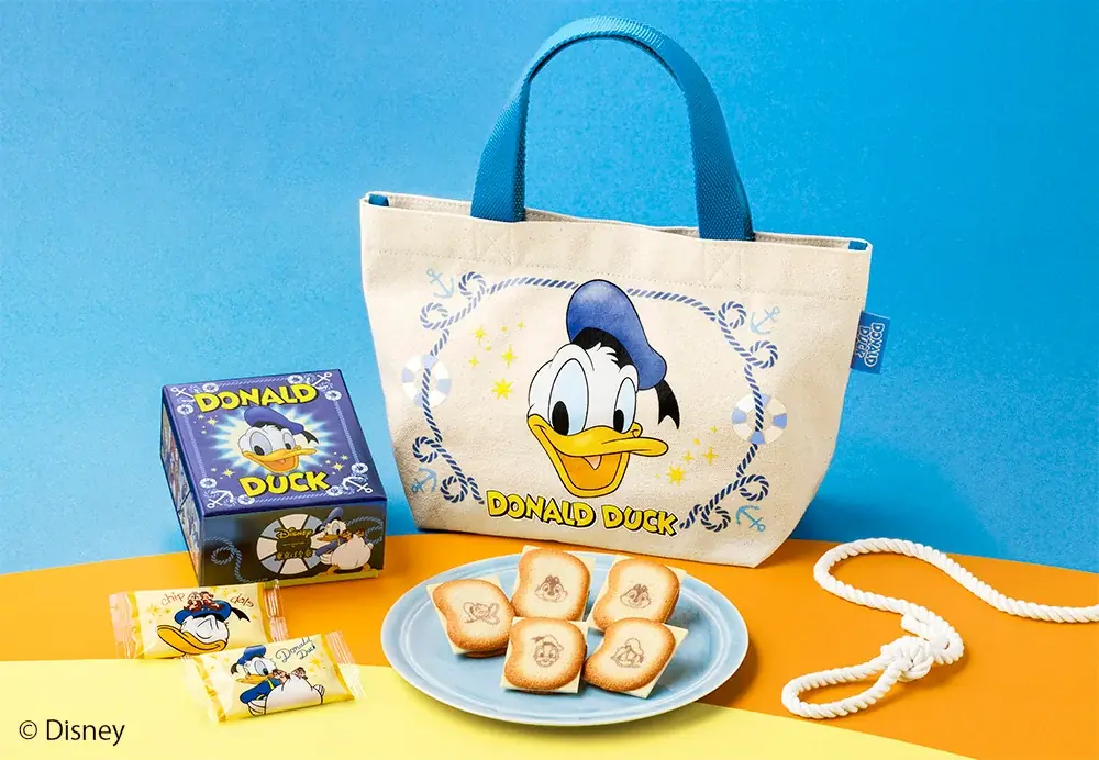 【東京ばな奈】大人気「ドナルドダック」と「チップ＆デール」のスイーツが再び登場！ランチトートバッグやポーチの新作グッズも 画像 13