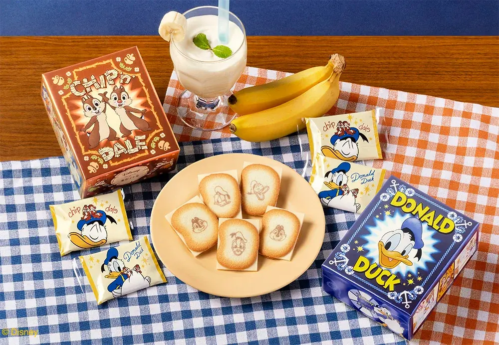 【東京ばな奈】大人気「ドナルドダック」と「チップ＆デール」のスイーツが再び登場！ランチトートバッグやポーチの新作グッズも 画像 2