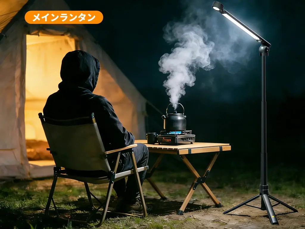 【全額返金のチャンスあり！】5月21日（木）午前11時にCAMPFIREにて先行販売スタート：冒険の勇気にも、日常の安らぎにも。 究極の3-in-1多機能キャンプライトが登場 画像 3