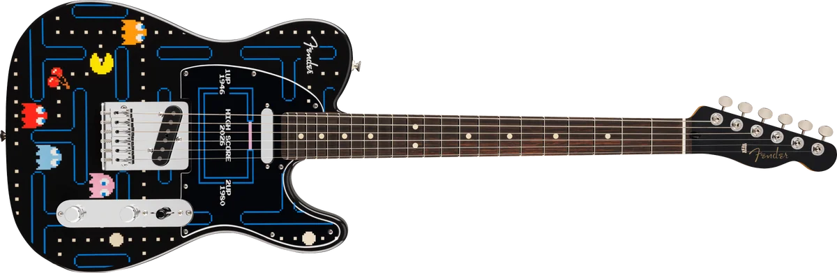 フェンダーとバンダイナムコエンターテインメントが『Fender x PAC-MANコレクション』を発表 画像 2