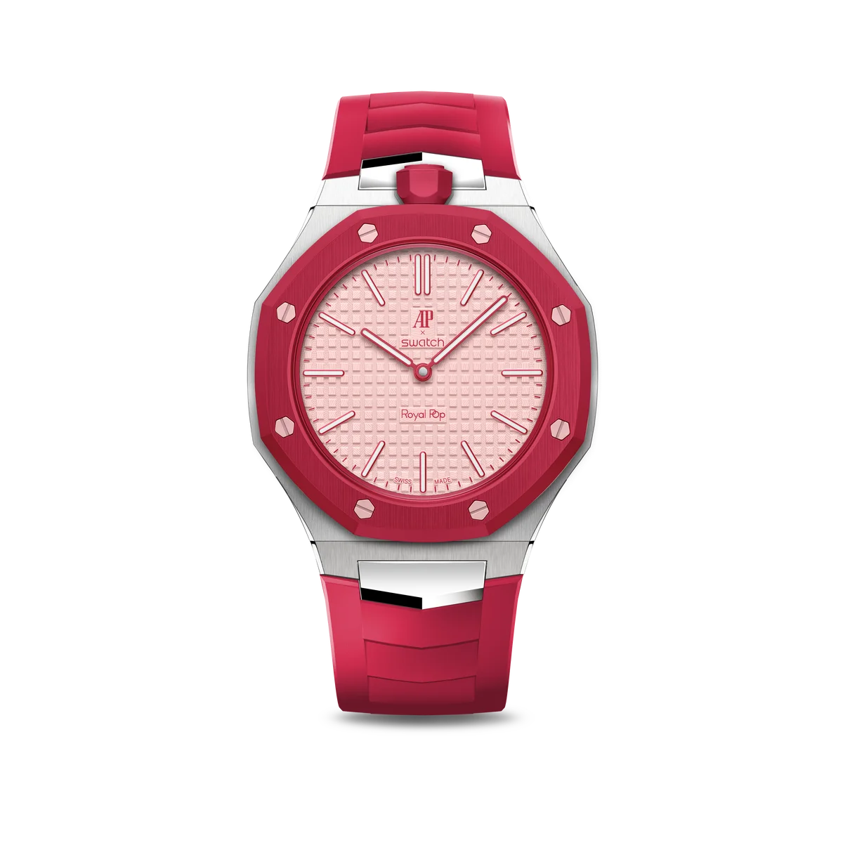GOLDEN CONCEPTが、先日発表された「Audemars Piguet & Swatch」のコラボレーションモデル「Royal Pop」を腕時計に作り替える専用ケースを発売。 画像 13