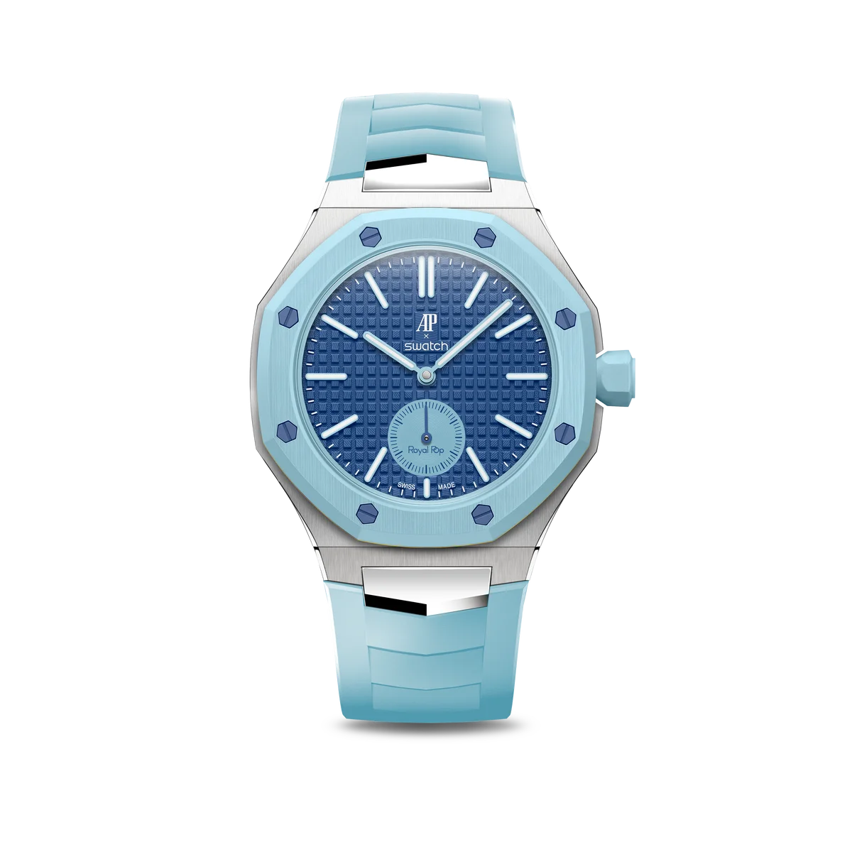 GOLDEN CONCEPTが、先日発表された「Audemars Piguet & Swatch」のコラボレーションモデル「Royal Pop」を腕時計に作り替える専用ケースを発売。 画像 9