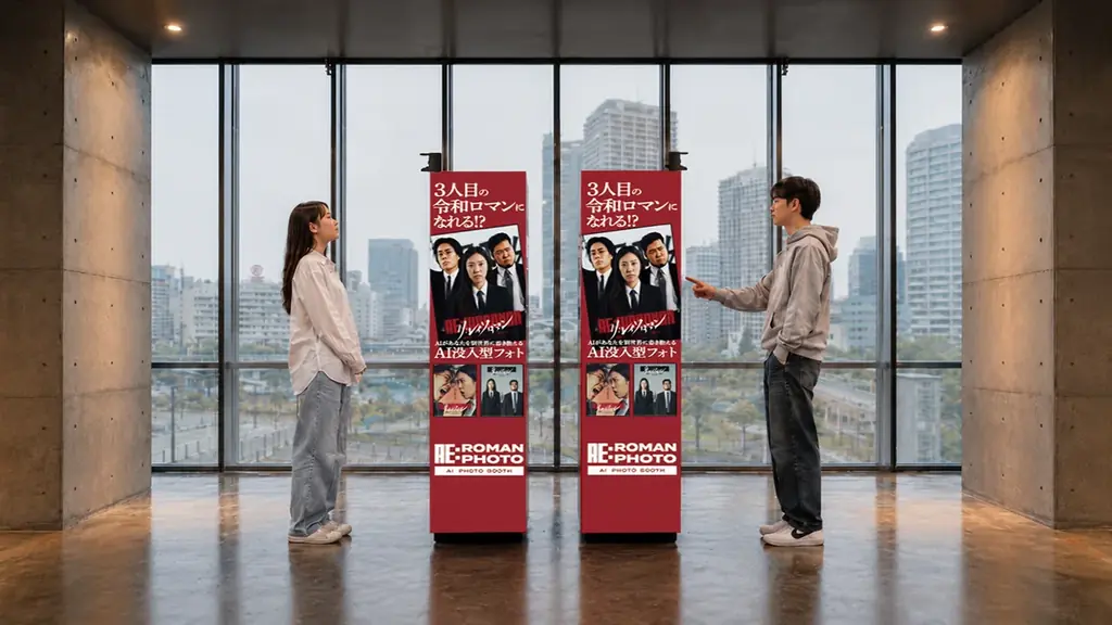 来場者が“3人目の令和ロマン”に⁉令和ロマン単独ライブ「RE:IWAROMAN」会場限定AIフォト体験「RE:ROMAN PHOTO」を提供 画像 3