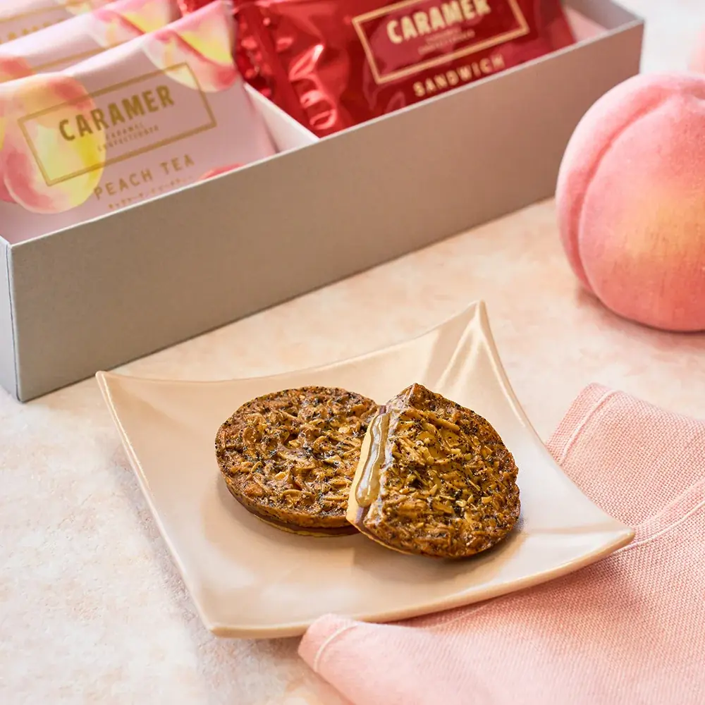 桃の濃密な味わいと香り高い紅茶が織りなす上質な味わい、新作「キャラマーサンド ピーチティー」5月20日（水）発売！！ 画像 3